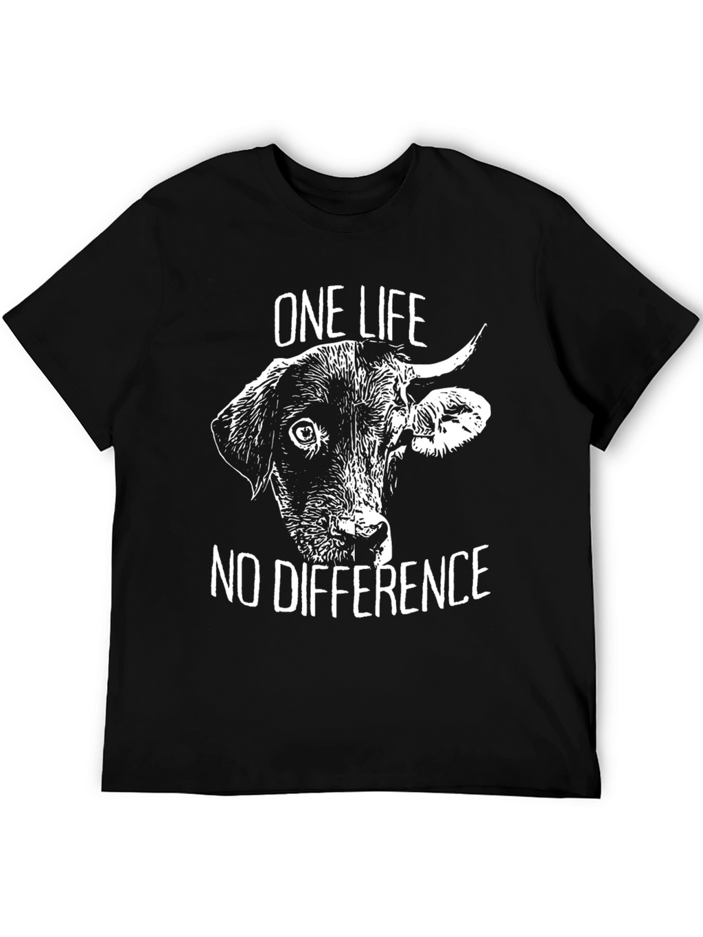 One Life No Difference Vegan T-Shirt