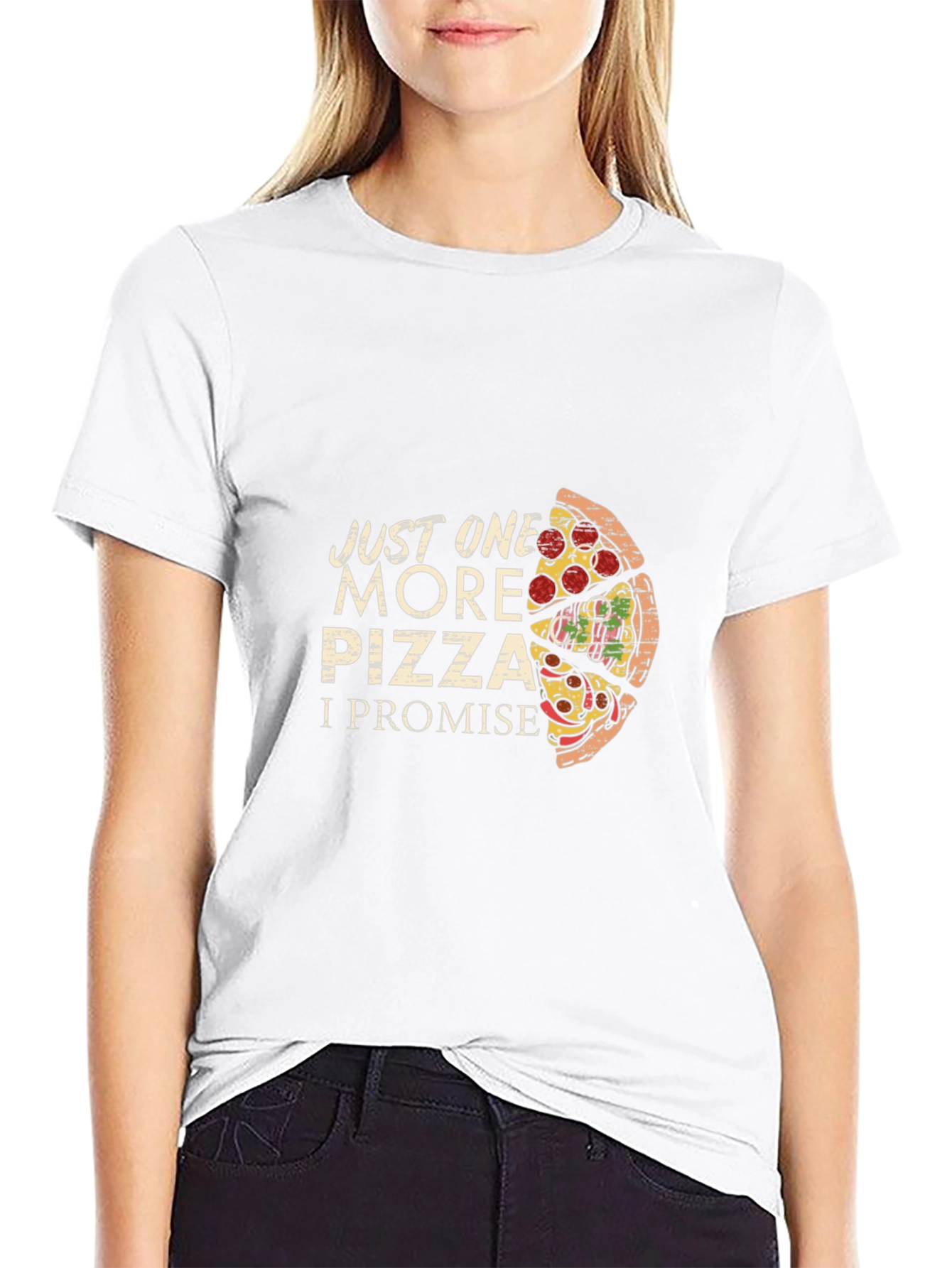 Just One More Pizza Graphic T-Shirt