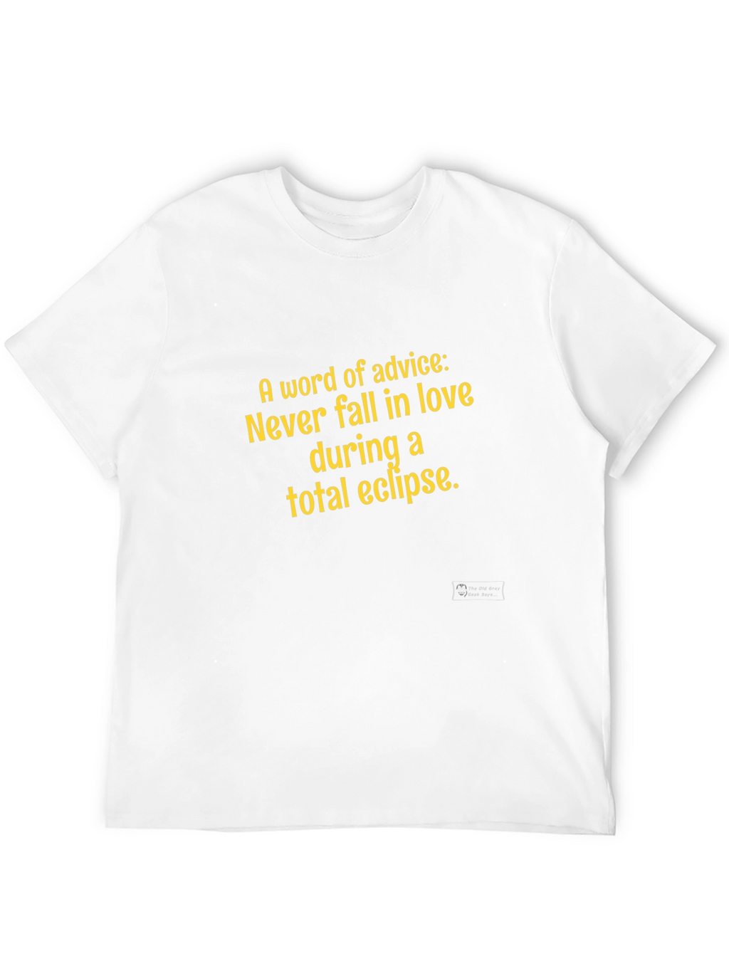Eclipse Advice Graphic Tee - Never Fall in Love
