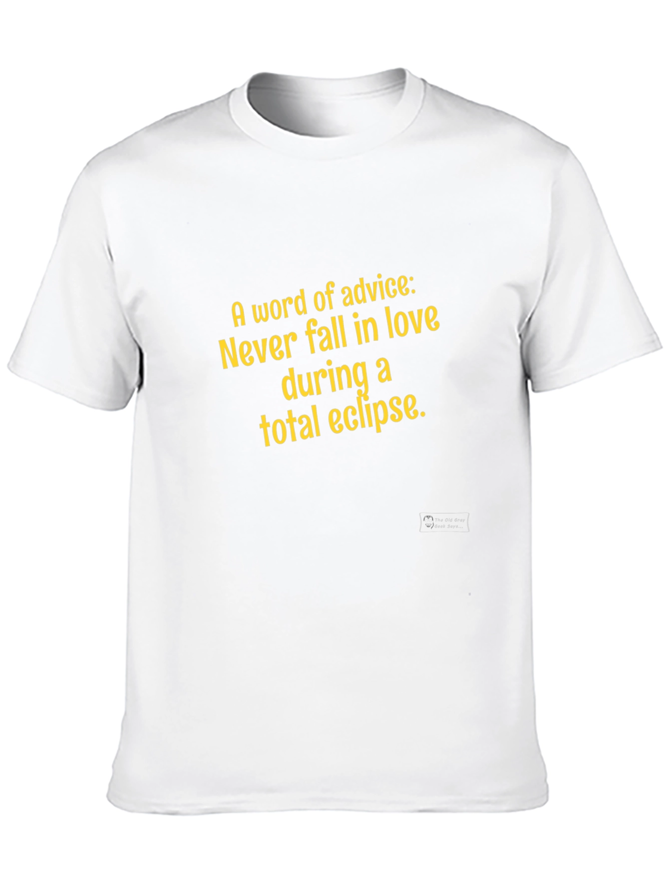 Eclipse Advice Graphic Tee - Never Fall in Love