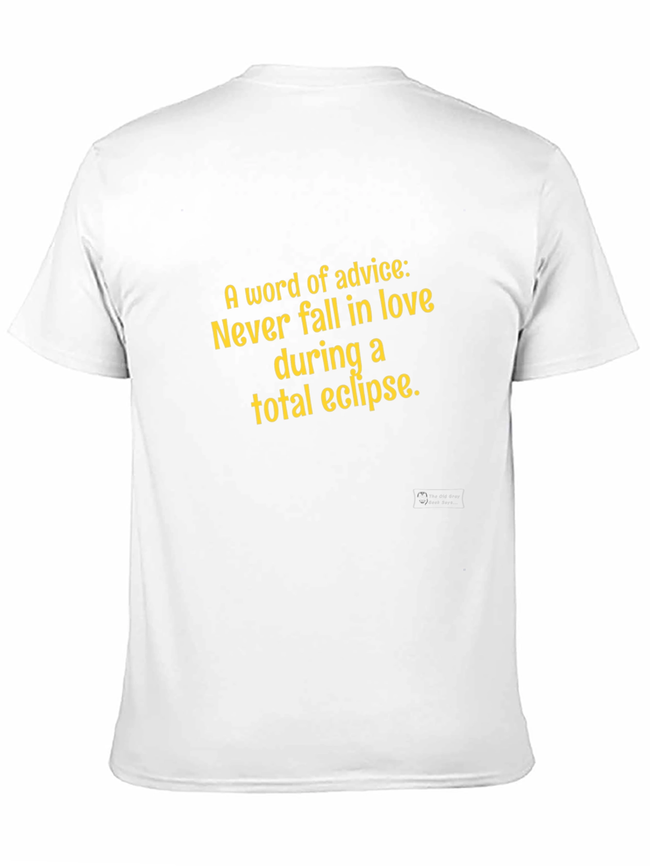 Eclipse Advice Graphic Tee - Never Fall in Love