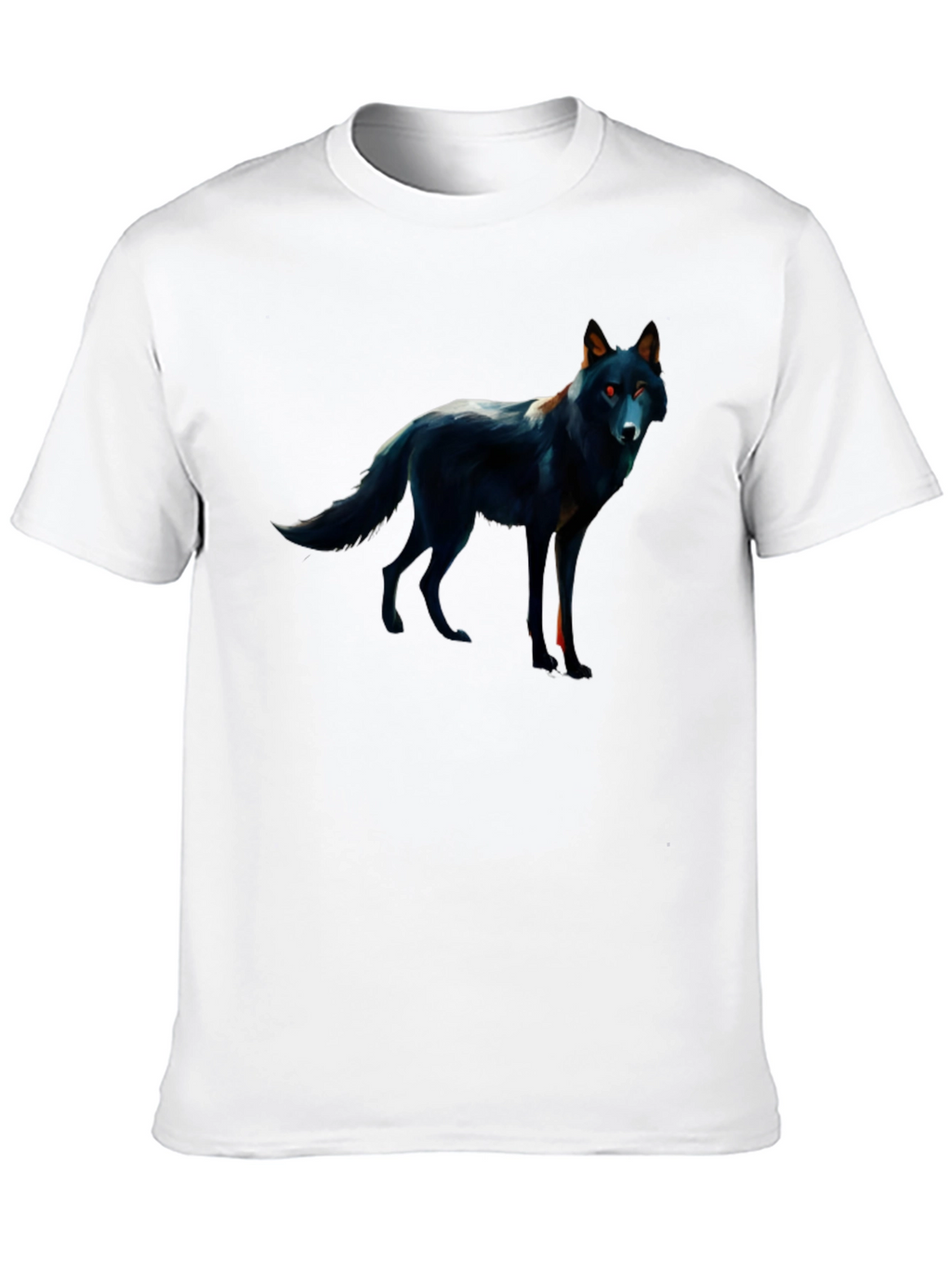 Black Wolf Graphic Tee - Mens
