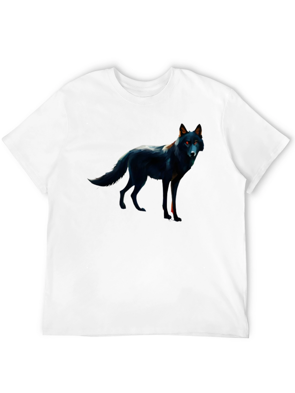 Black Wolf Graphic Tee - Mens