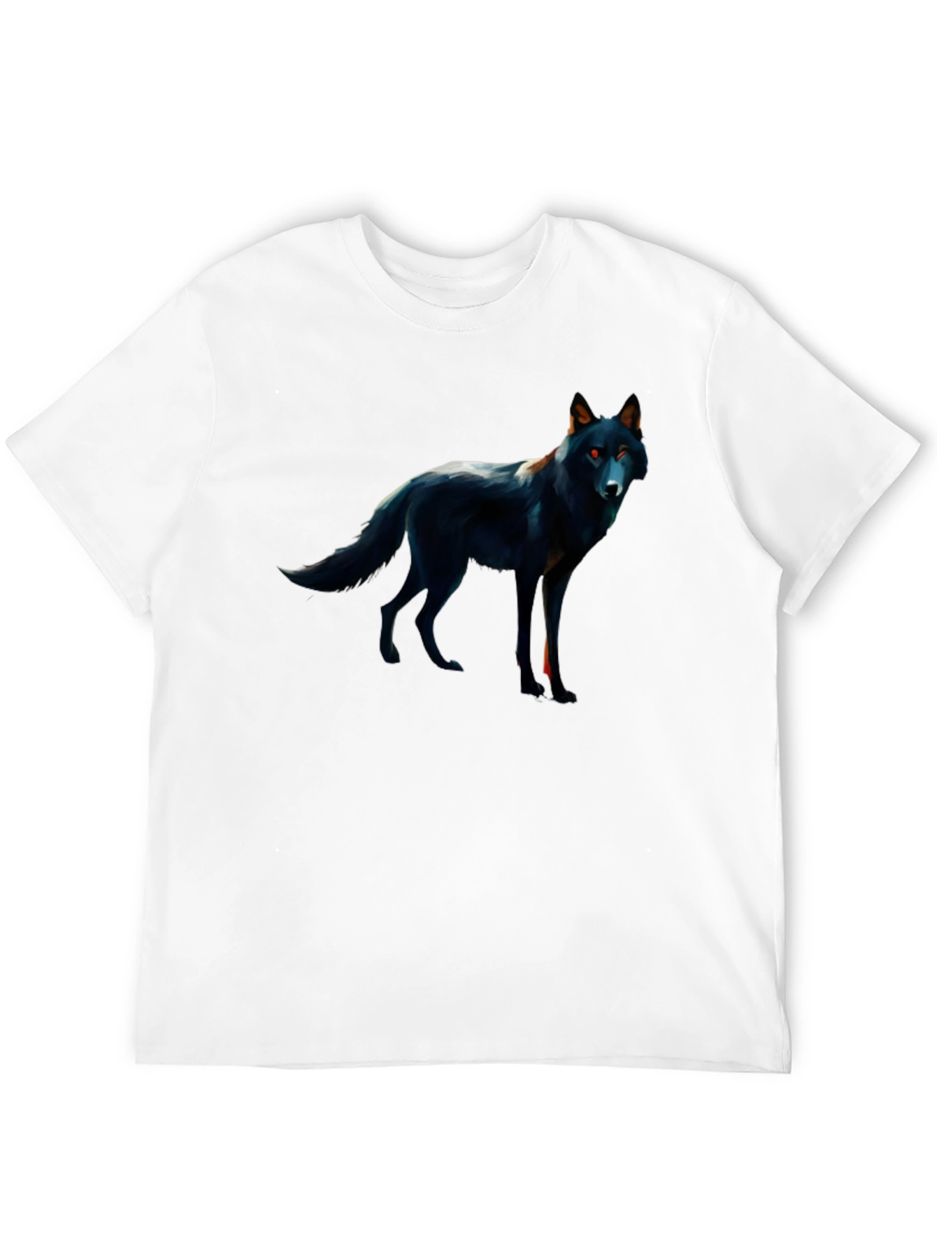 Black Wolf Graphic Tee - Mens