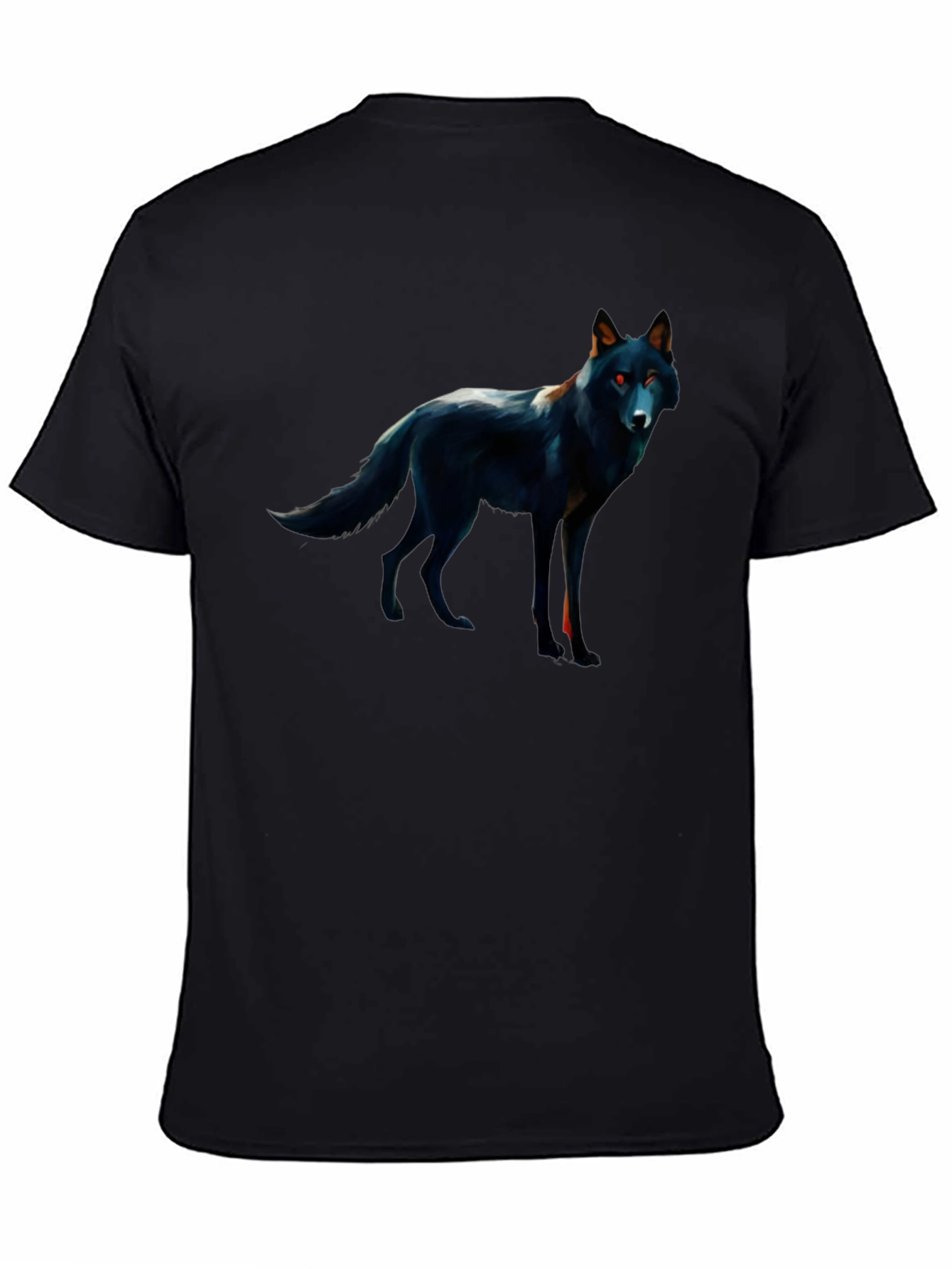 Black Wolf Graphic Tee - Mens
