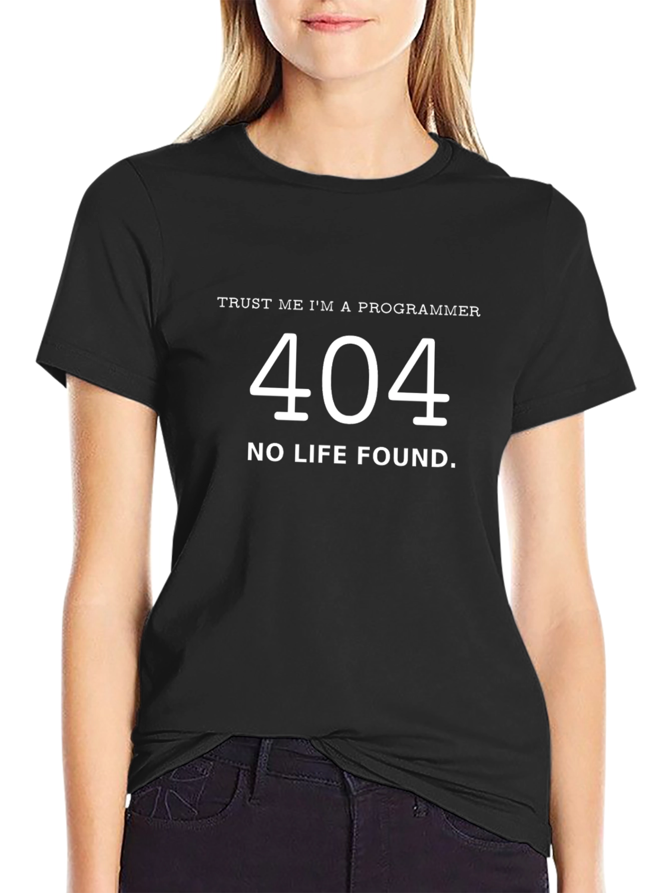 Programmer 404 No Life Found T-Shirt