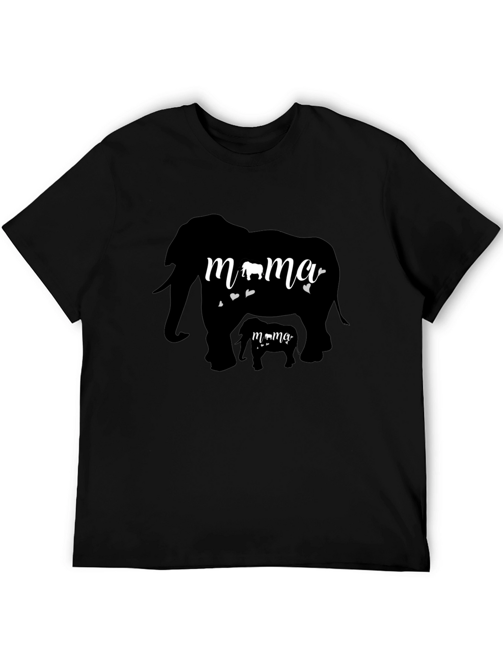 Mama Elephant Graphic Tee - Cute Family T-Shirt