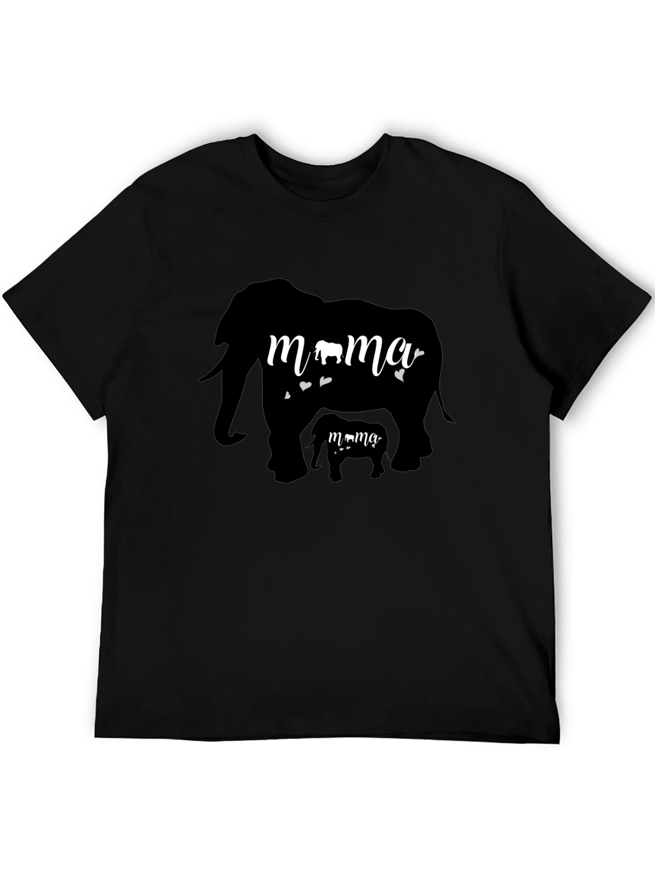 Mama Elephant Graphic Tee - Cute Family T-Shirt