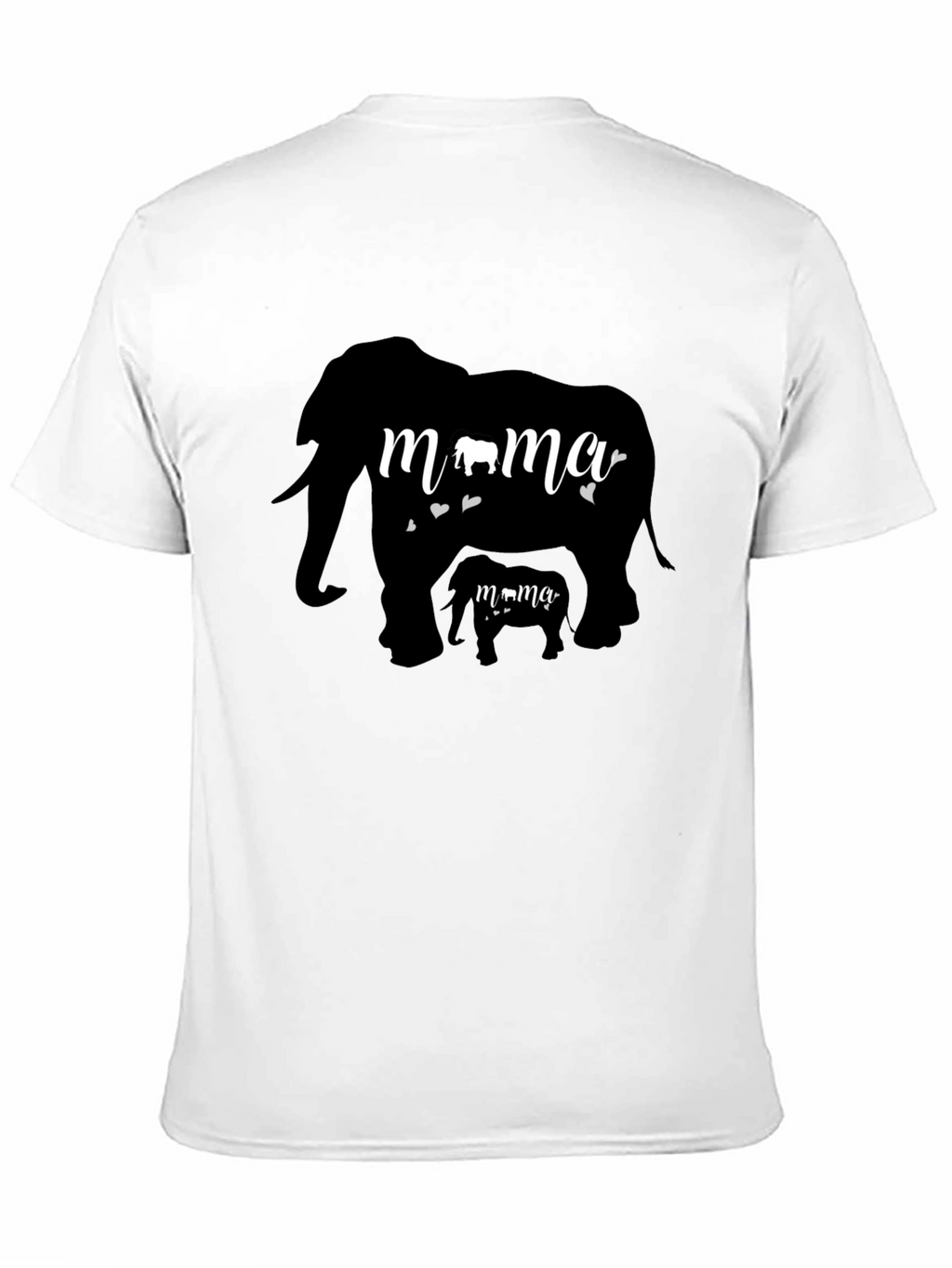 Mama Elephant Graphic Tee - Cute Family T-Shirt