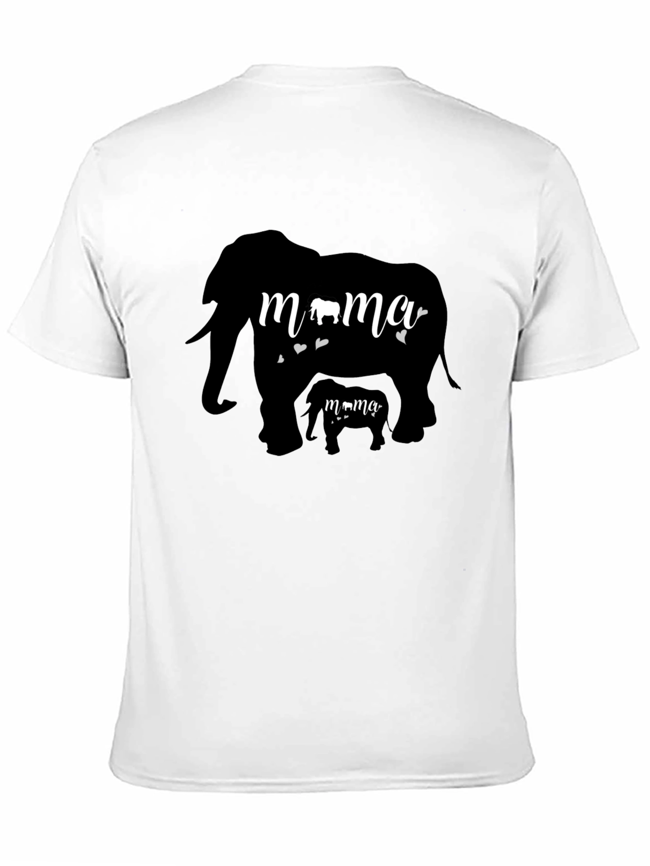 Mama Elephant Graphic Tee - Cute Family T-Shirt