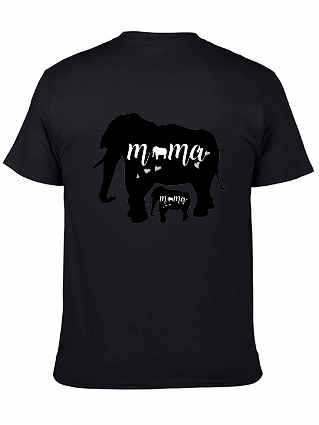 Mama Elephant Graphic Tee - Cute Family T-Shirt