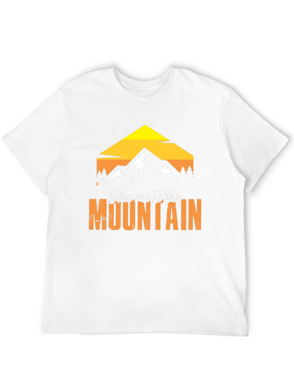 Mountain Graphic Tee - Black Cotton Adventure Shirt