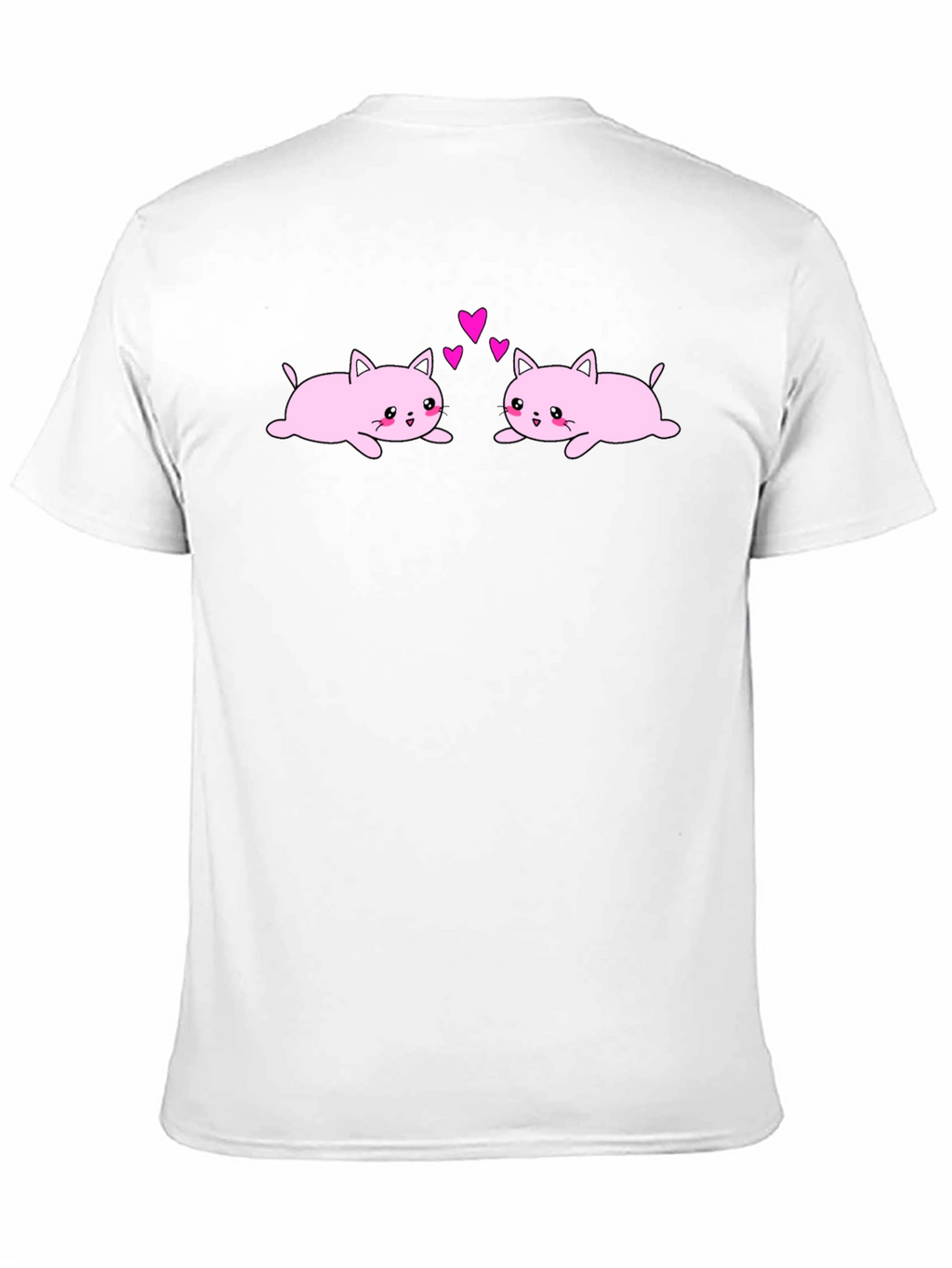 Cute Cats in Love Graphic T-Shirt