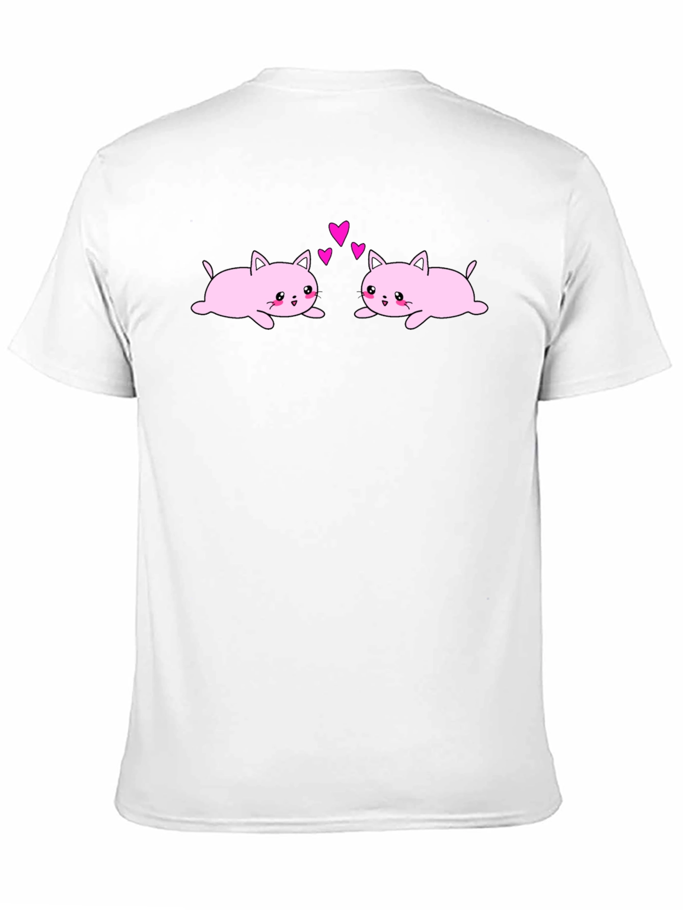 Cute Cats in Love Graphic T-Shirt