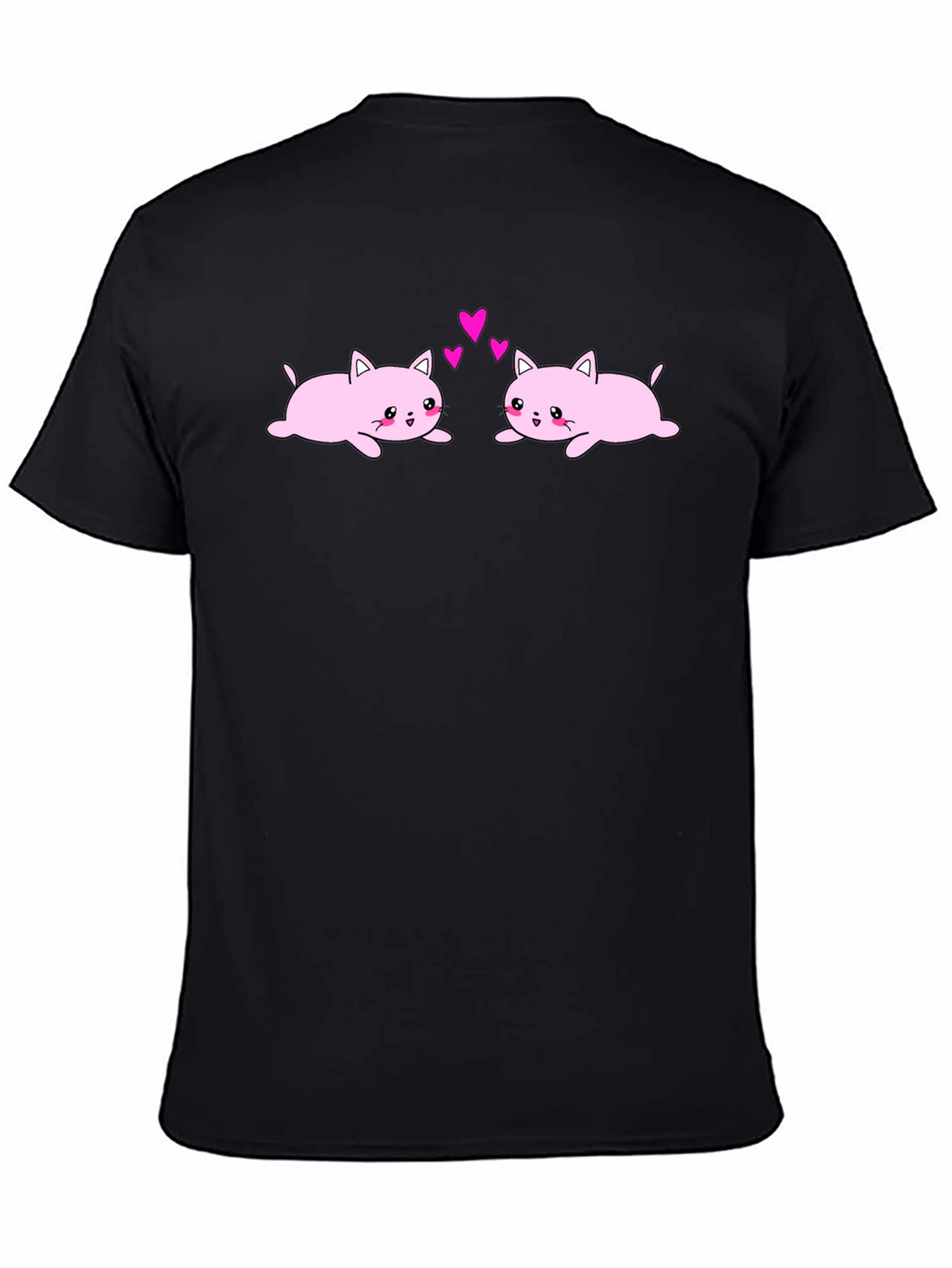 Cute Cats in Love Graphic T-Shirt