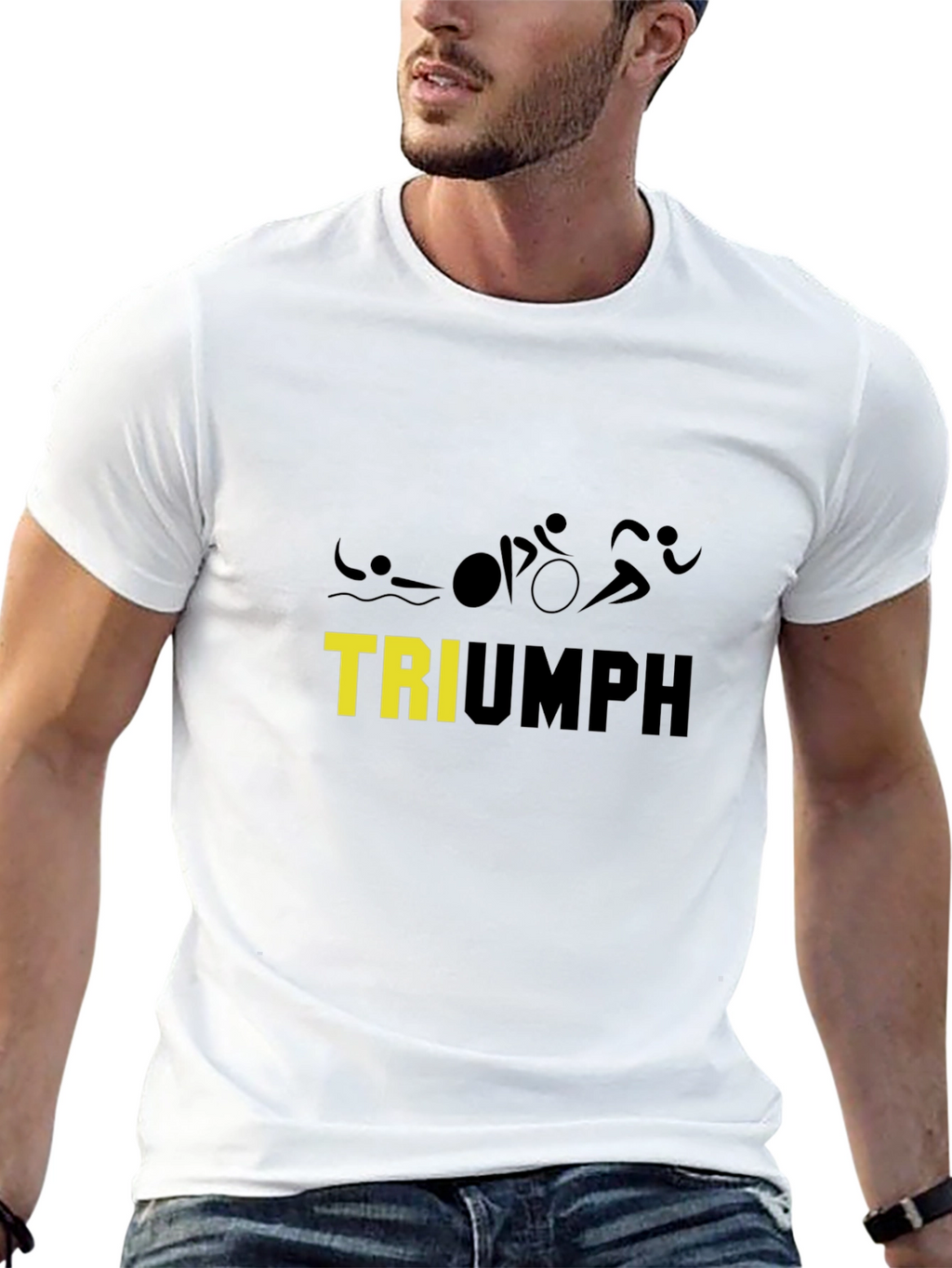 Triathlon Triumph Graphic T-Shirt