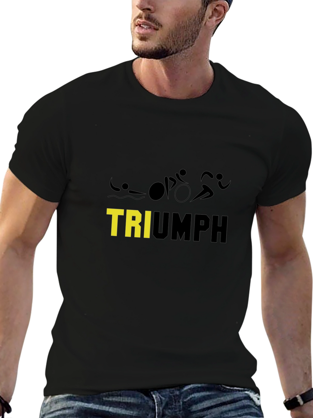 Triathlon Triumph Graphic T-Shirt