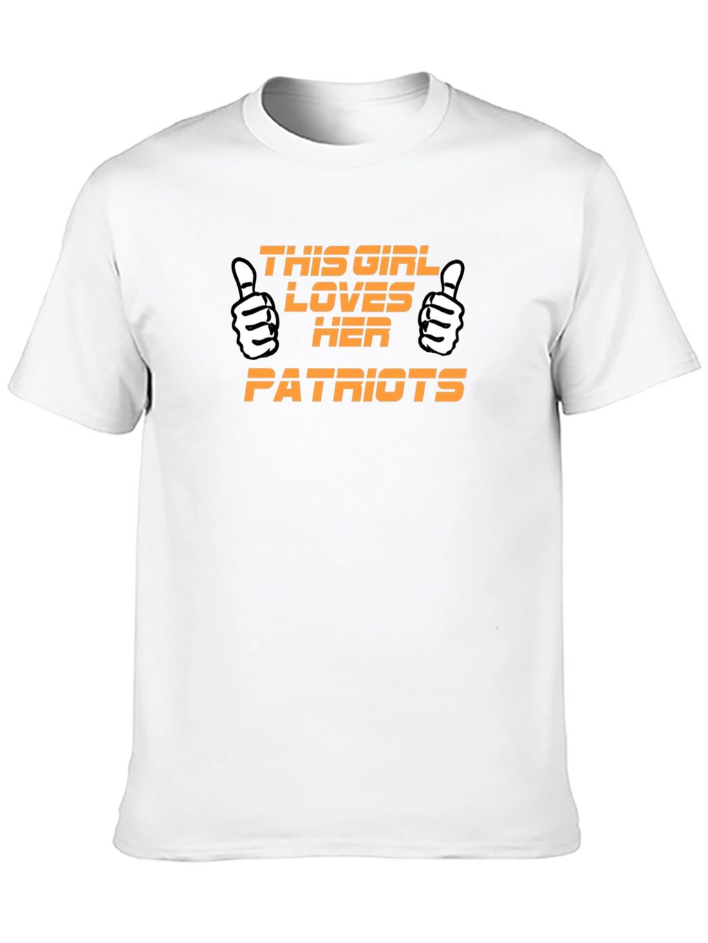 Patriots Fan T-Shirt - This Girl Loves Her Patriots