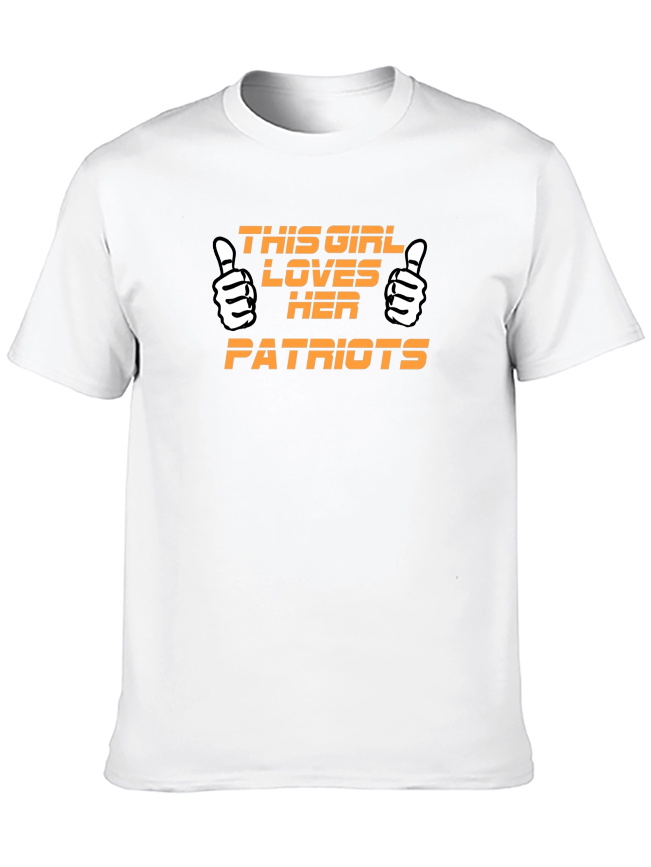 Patriots Fan T-Shirt - This Girl Loves Her Patriots