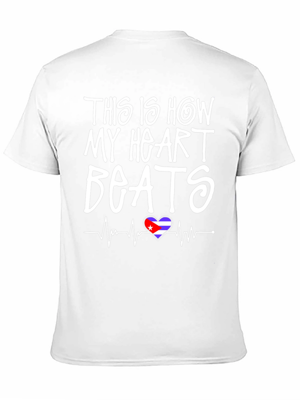 Cuba Heartbeat T-Shirt - Black Graphic Tee