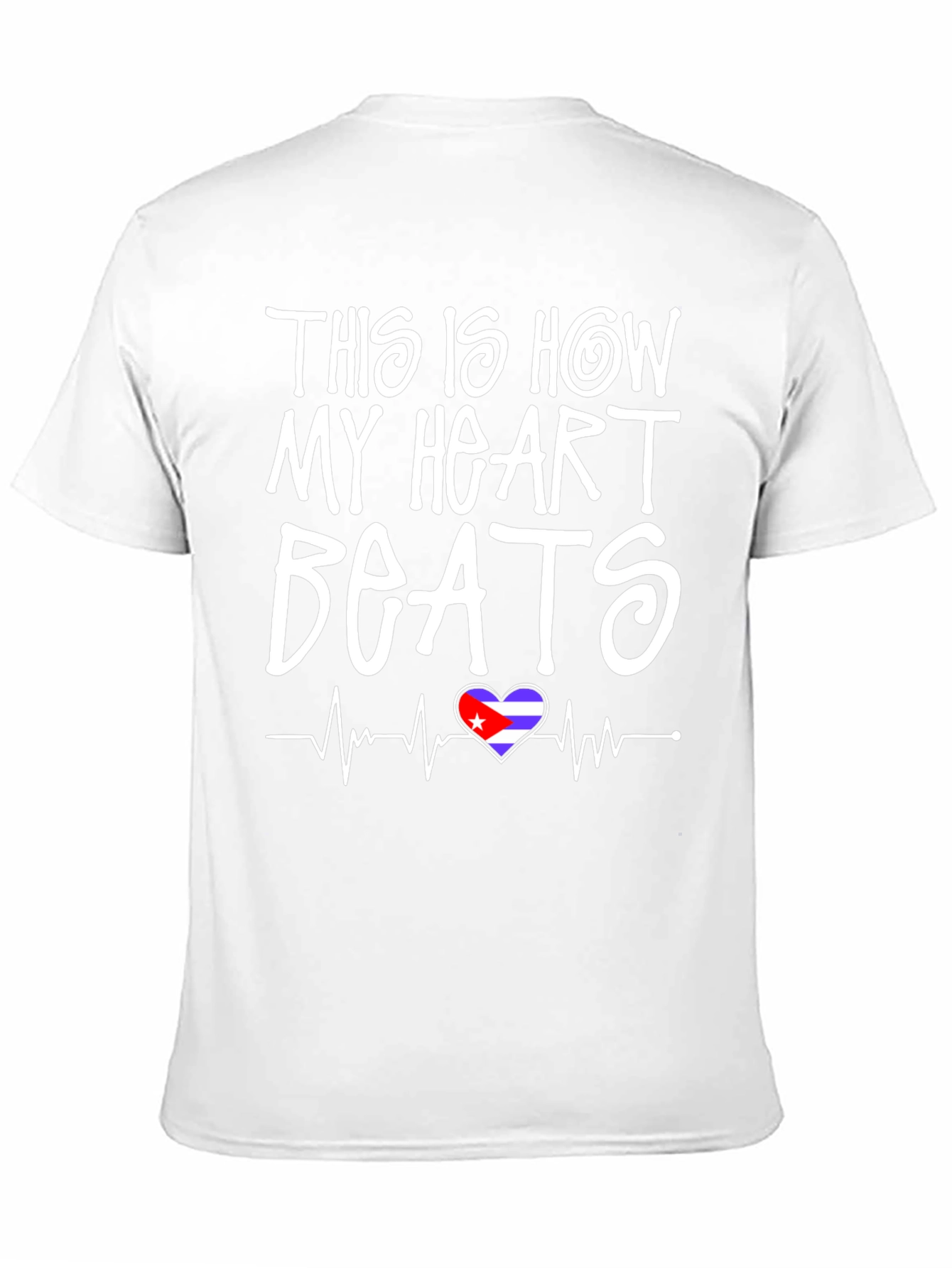 Cuba Heartbeat T-Shirt - Black Graphic Tee