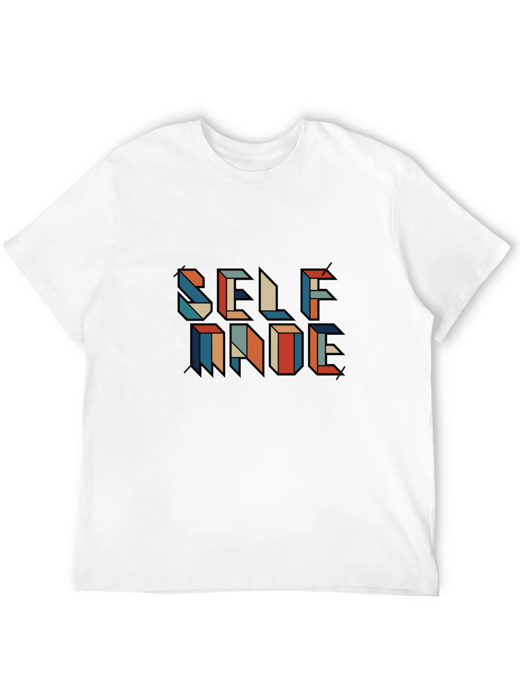Self Made Graphic Tee - Black Casual Shirt