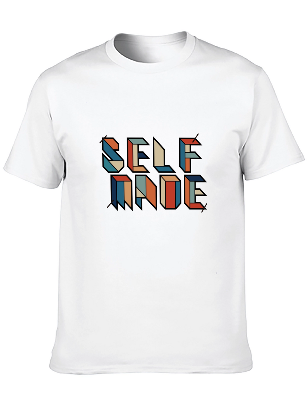Self Made Graphic Tee - Black Casual Shirt