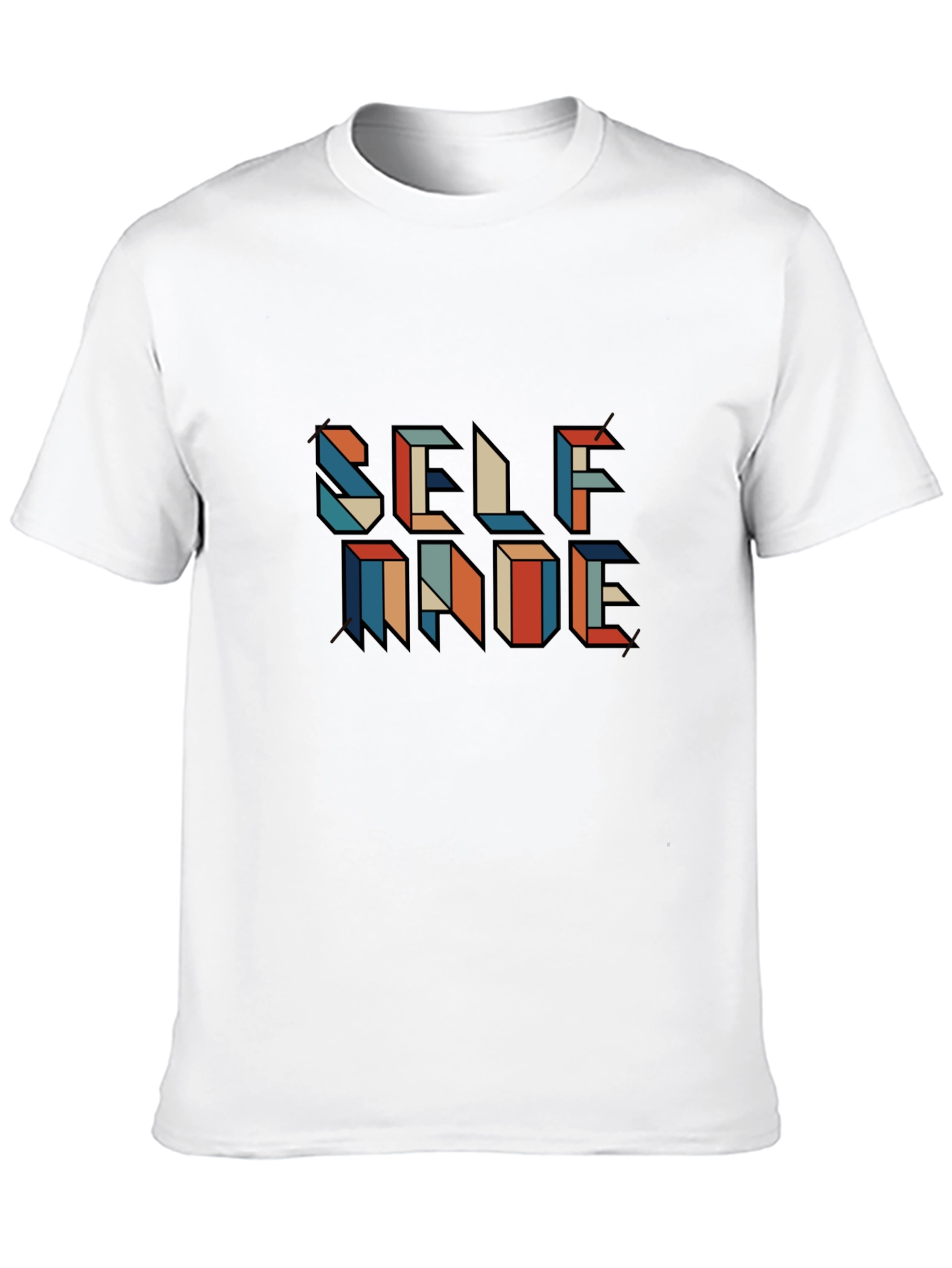 Self Made Graphic Tee - Black Casual Shirt