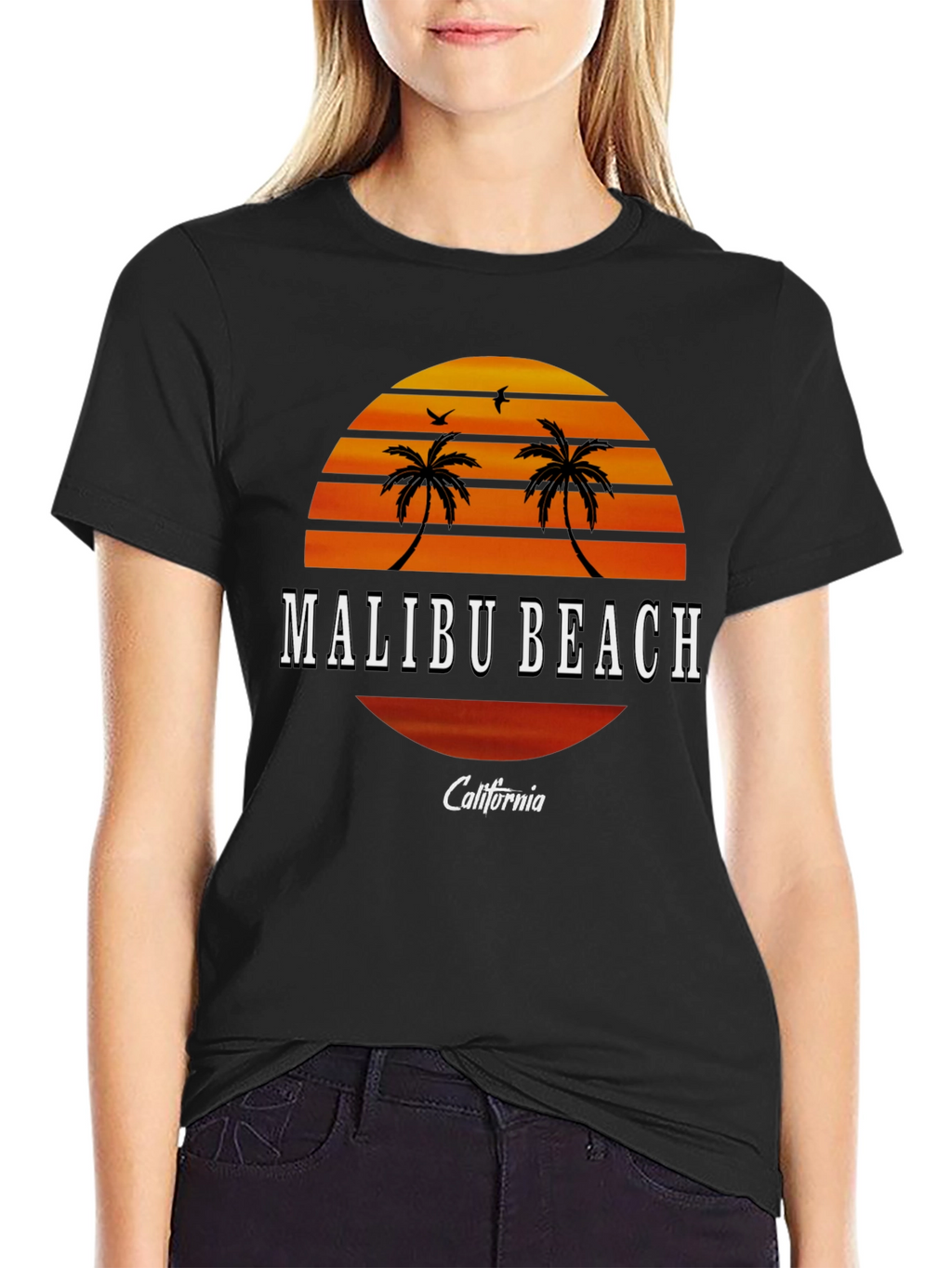 Malibu Beach California Graphic Tee
