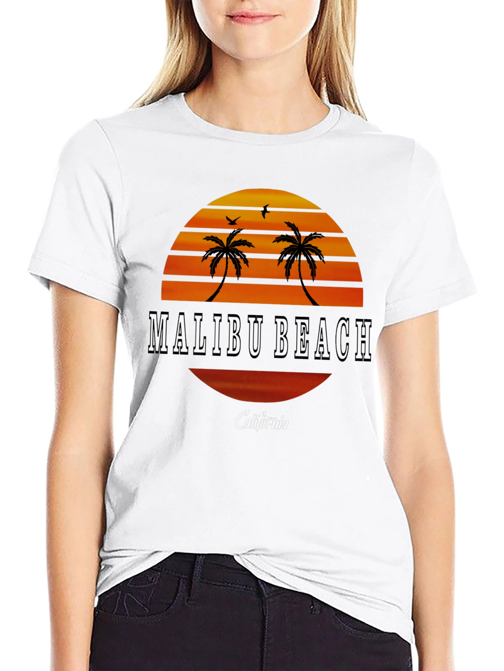 Malibu Beach California Graphic Tee