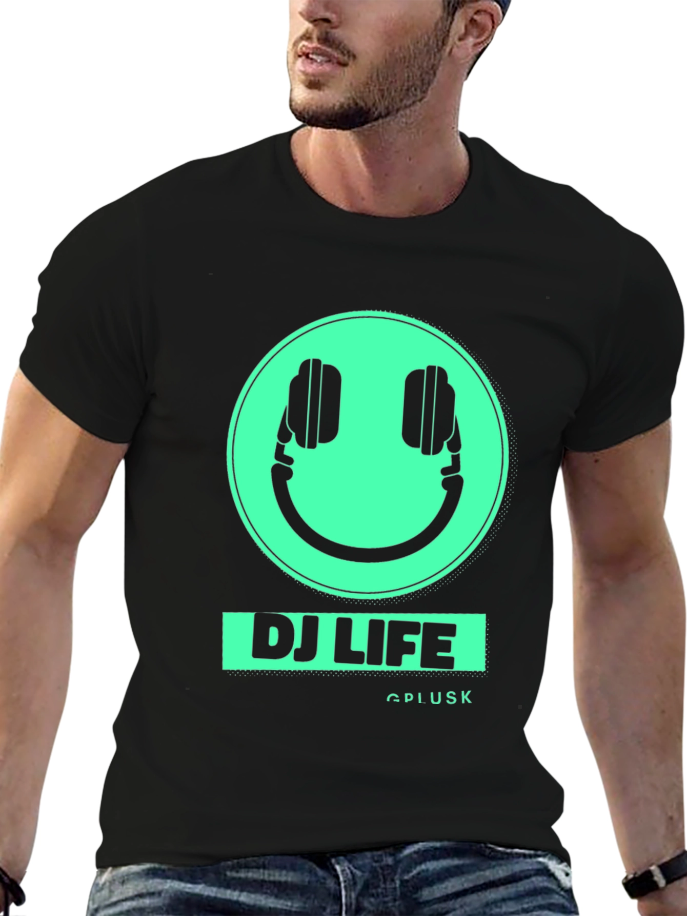 DJ Life Graphic Tee - Black T-Shirt