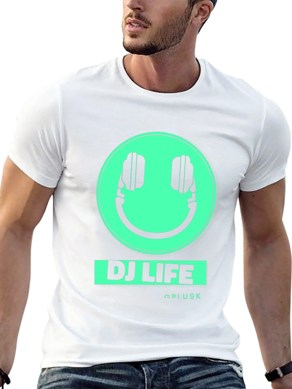 DJ Life Graphic Tee - Black T-Shirt