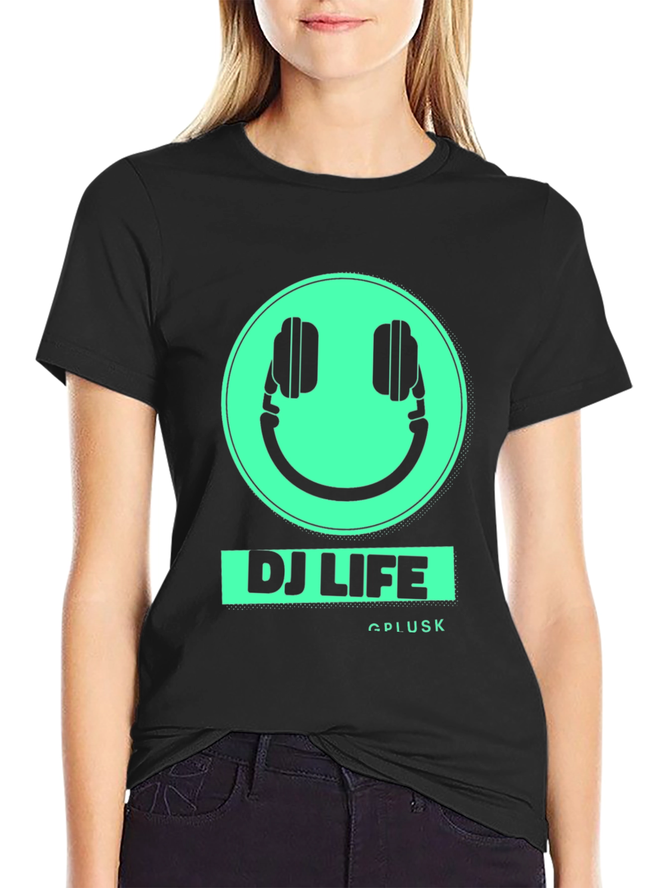 DJ Life Graphic Tee - Black T-Shirt