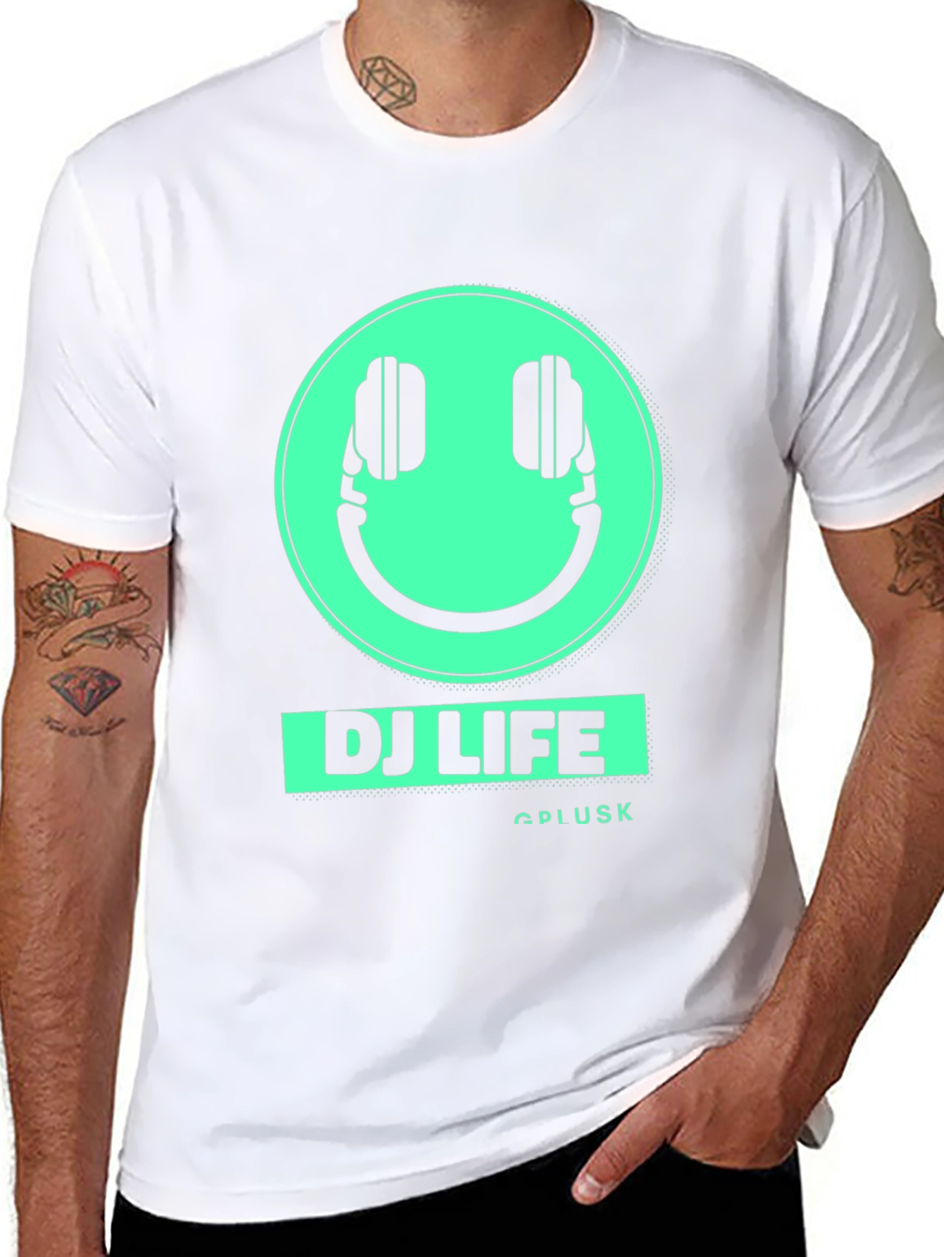 DJ Life Graphic Tee - Black T-Shirt