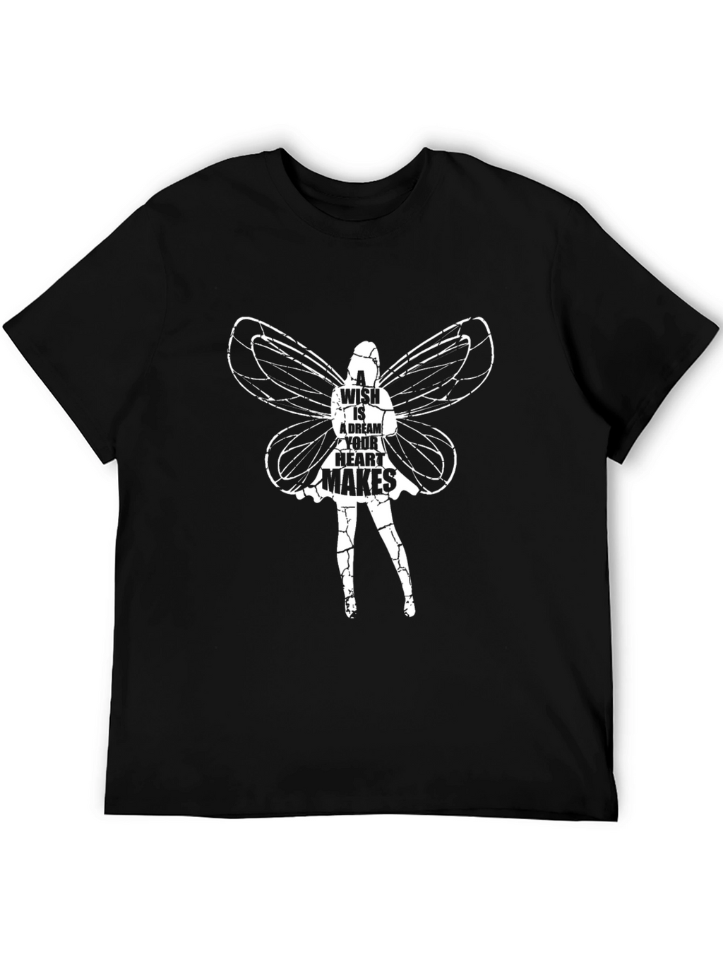 Fairy Wish Graphic Black T-Shirt