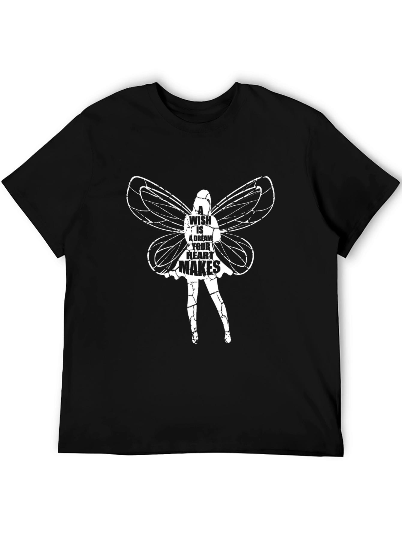 Fairy Wish Graphic Black T-Shirt