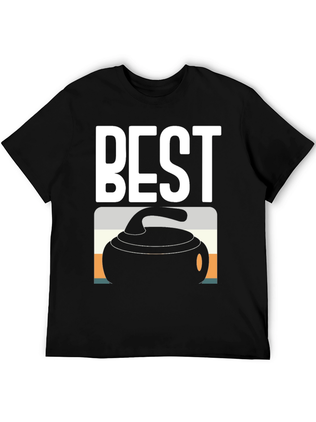 Best Curling T-Shirt - Black Tee