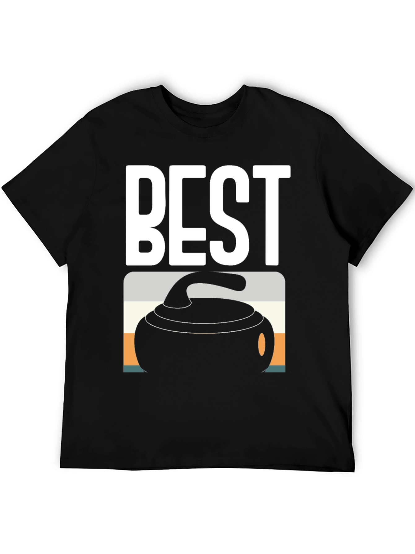 Best Curling T-Shirt - Black Tee