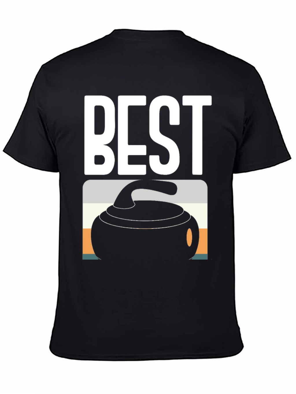 Best Curling T-Shirt - Black Tee