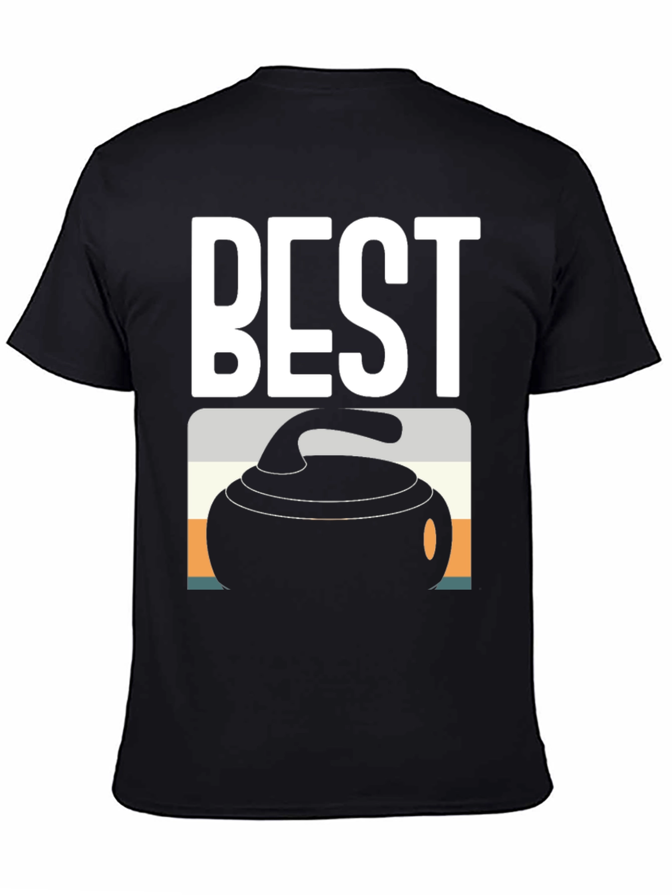 Best Curling T-Shirt - Black Tee