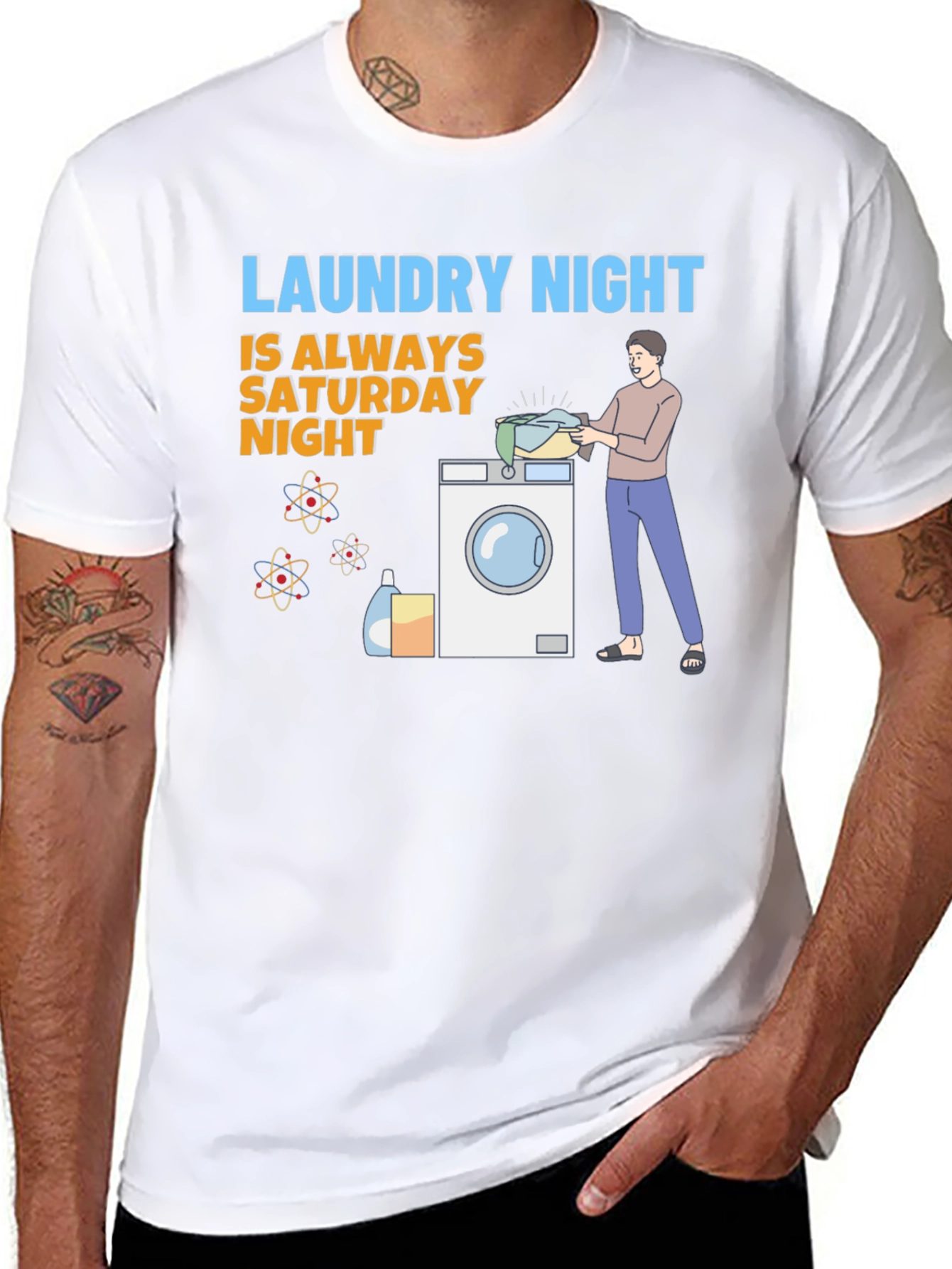 Laundry Night T-Shirt: Saturday Night Edition