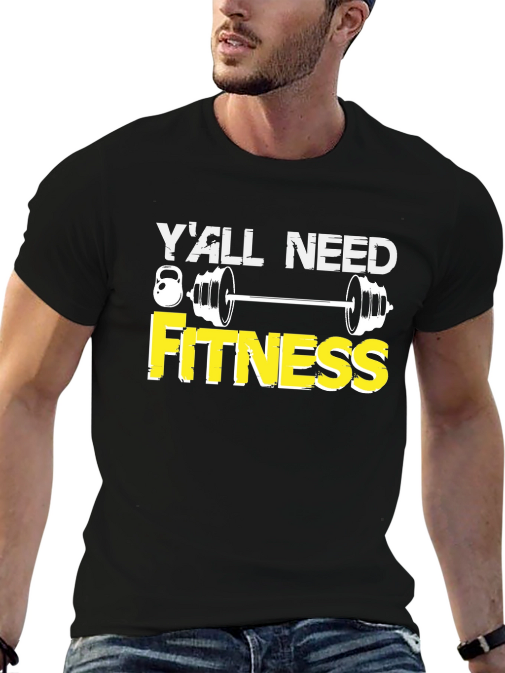 Yall Need Fitness Graphic Tee - Gym Motivation Shirt