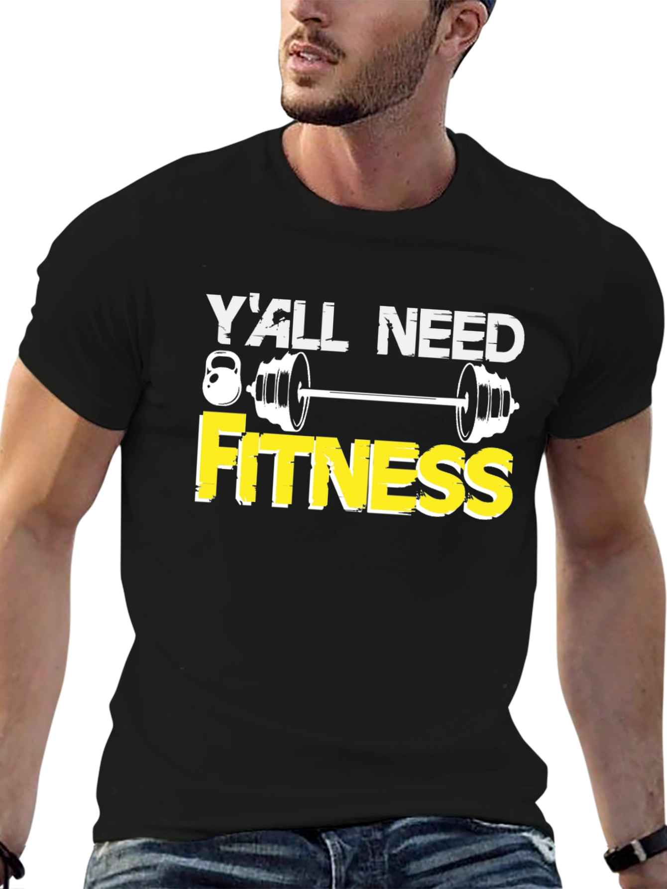 Yall Need Fitness Graphic Tee - Gym Motivation Shirt