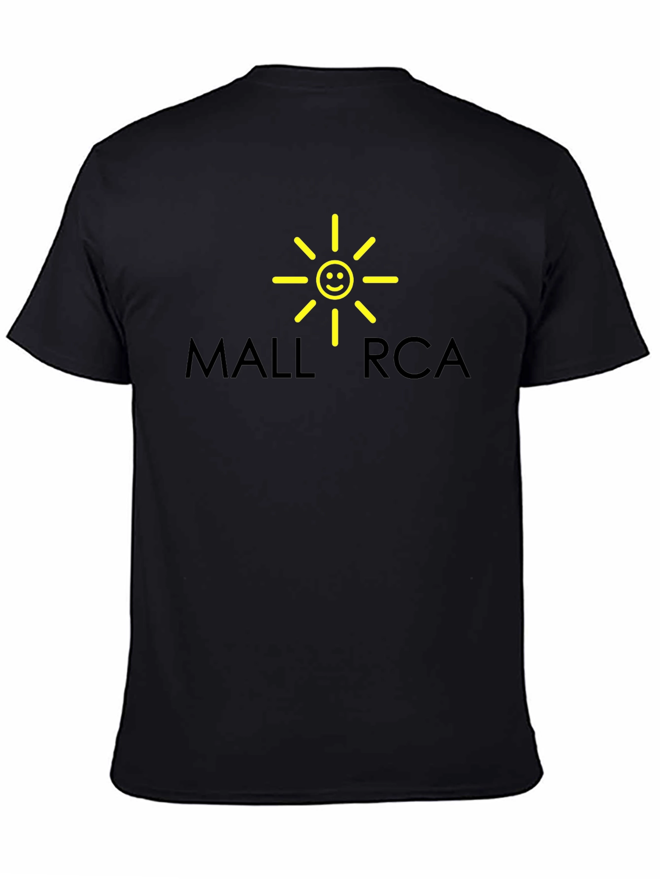 Mallorca Graphic T-Shirt - Black Cotton Tee