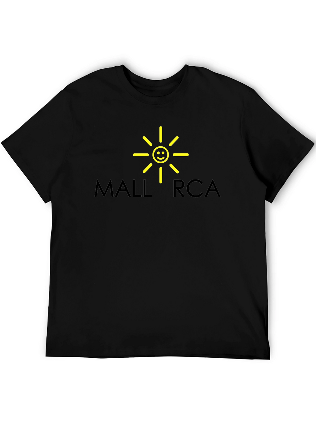 Mallorca Graphic T-Shirt - Black Cotton Tee