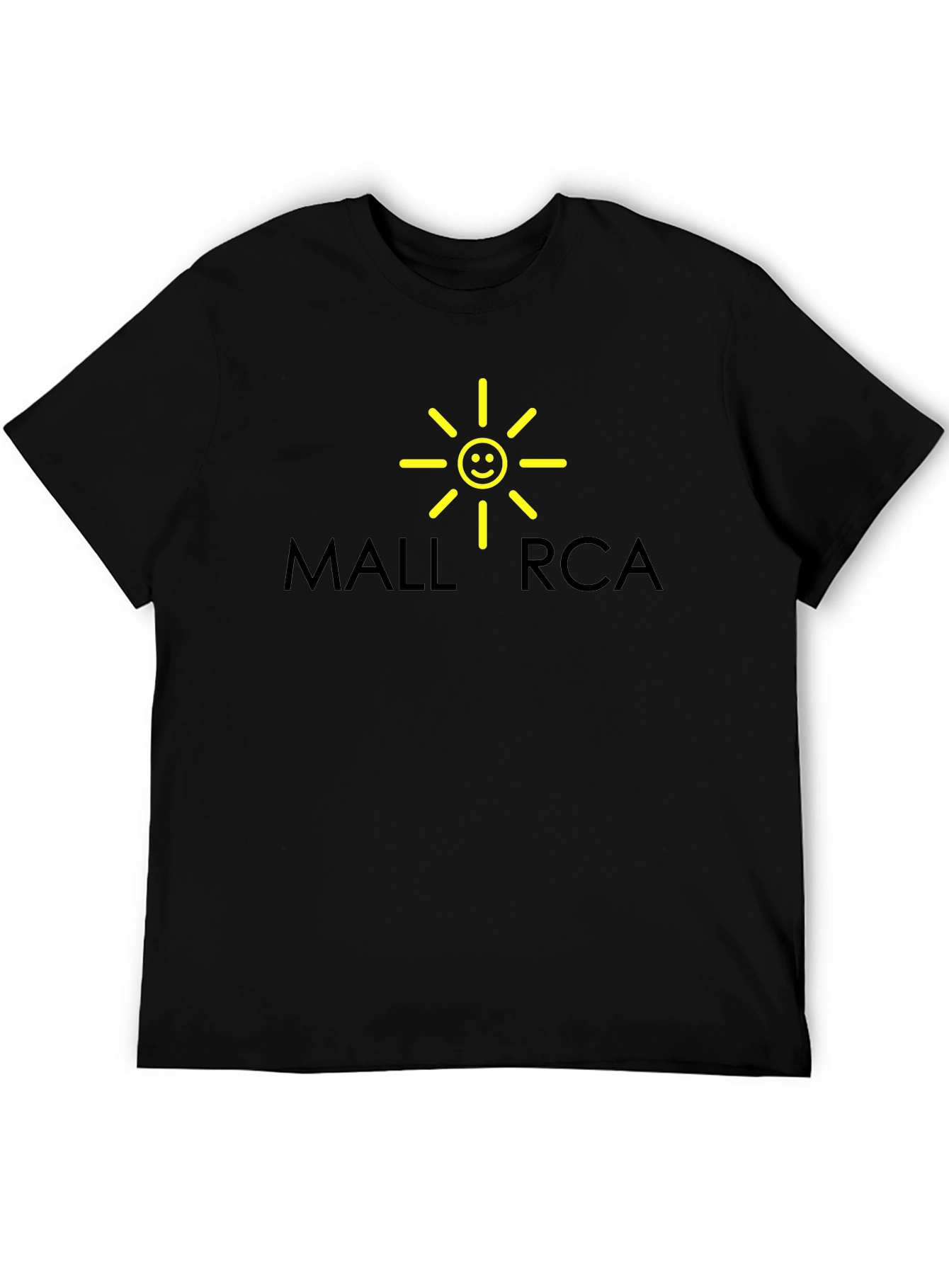 Mallorca Graphic T-Shirt - Black Cotton Tee