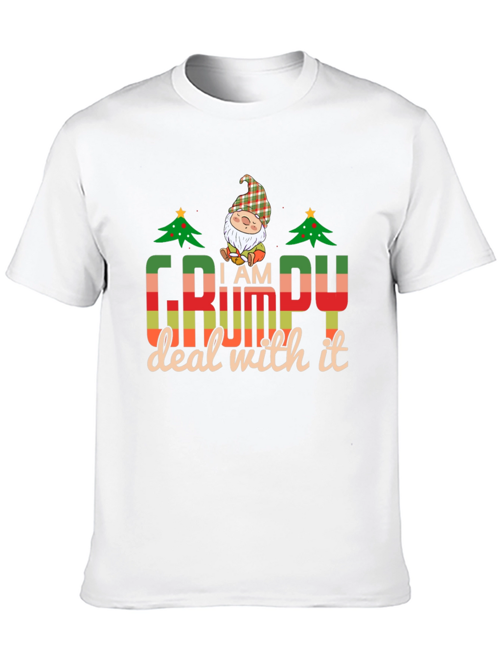 I am Grumpy Deal with It Mens Black T-Shirt