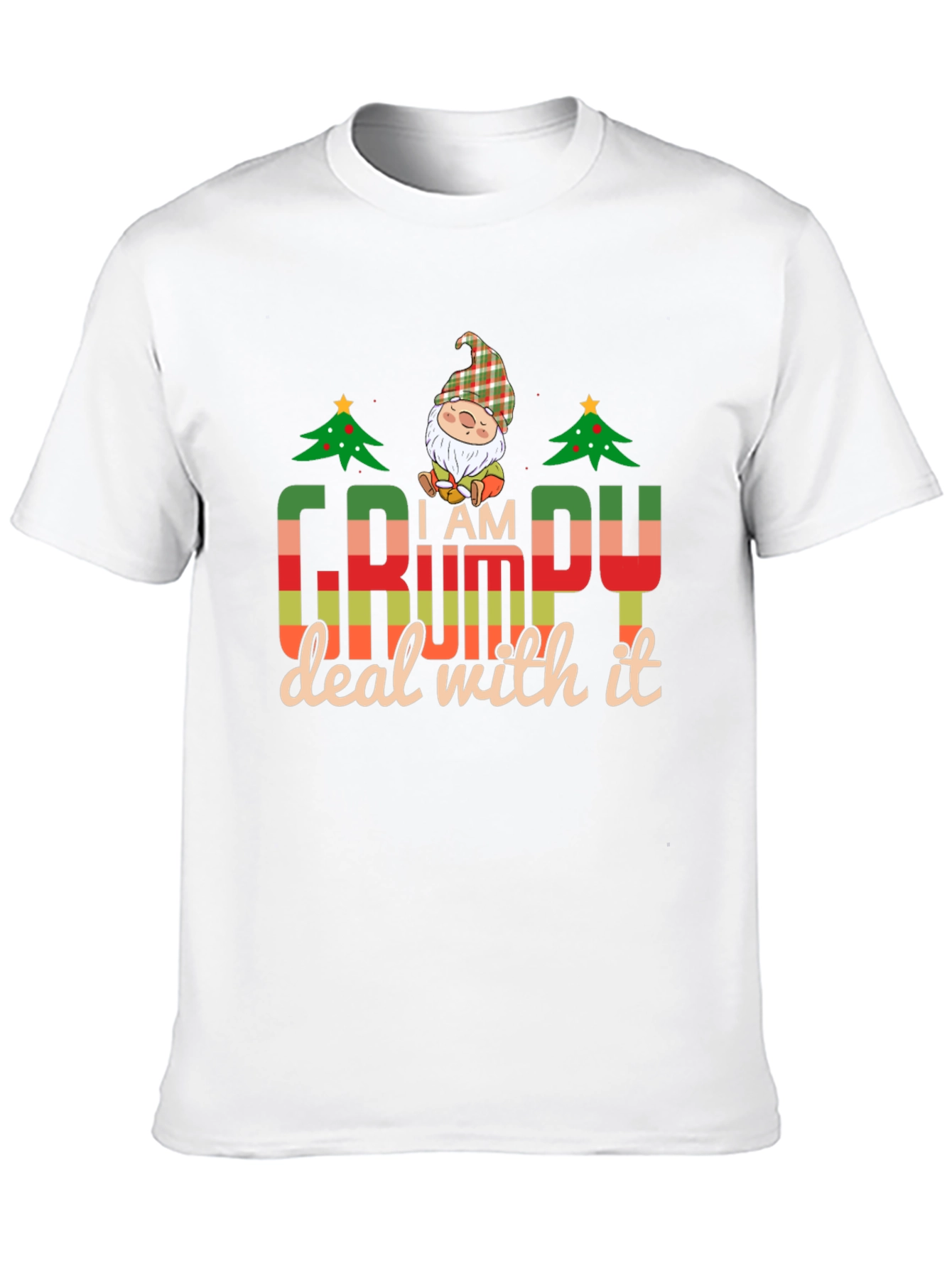I am Grumpy Deal with It Mens Black T-Shirt