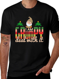 I am Grumpy Deal with It Mens Black T-Shirt