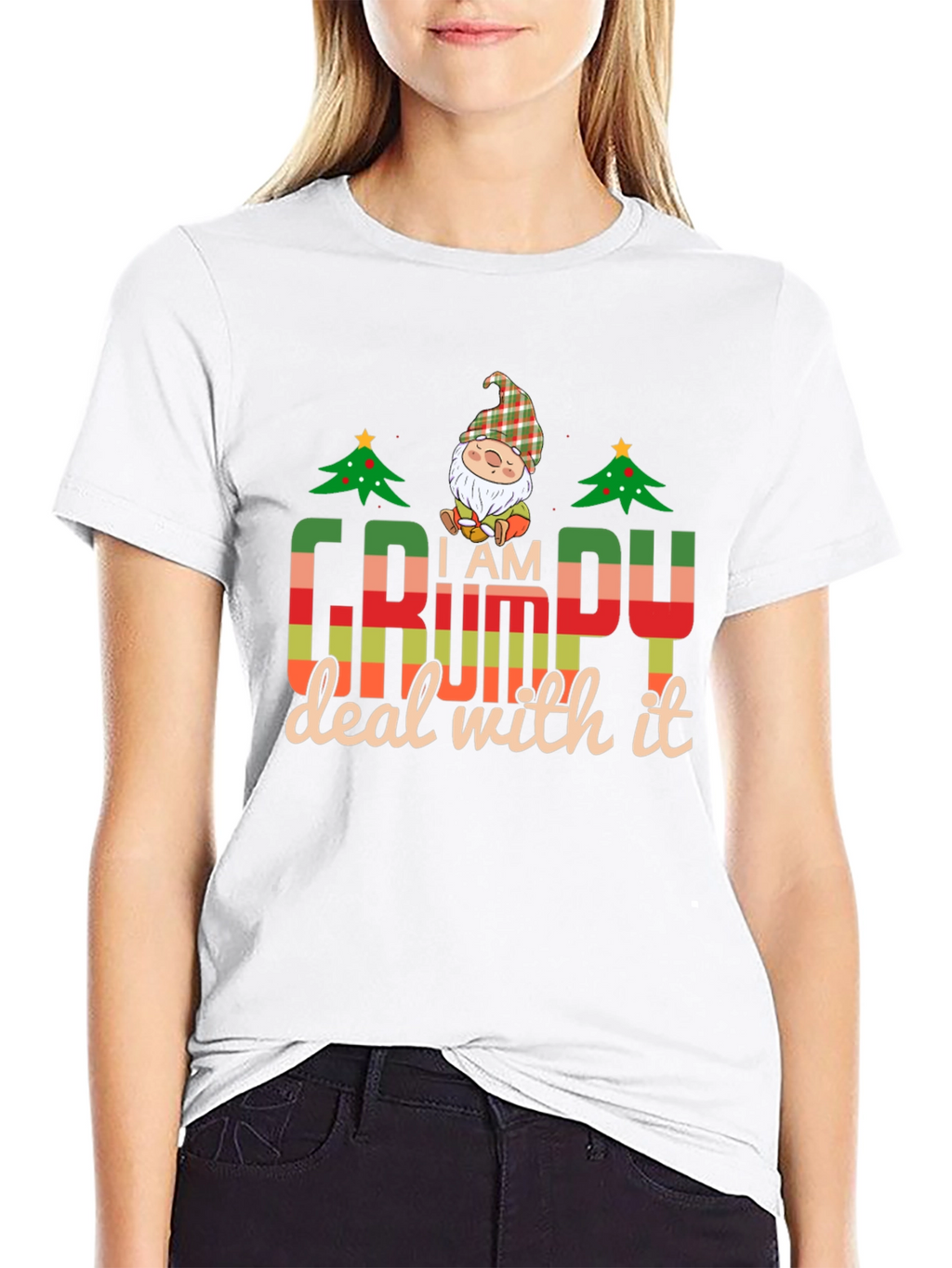 I am Grumpy Deal with It Mens Black T-Shirt